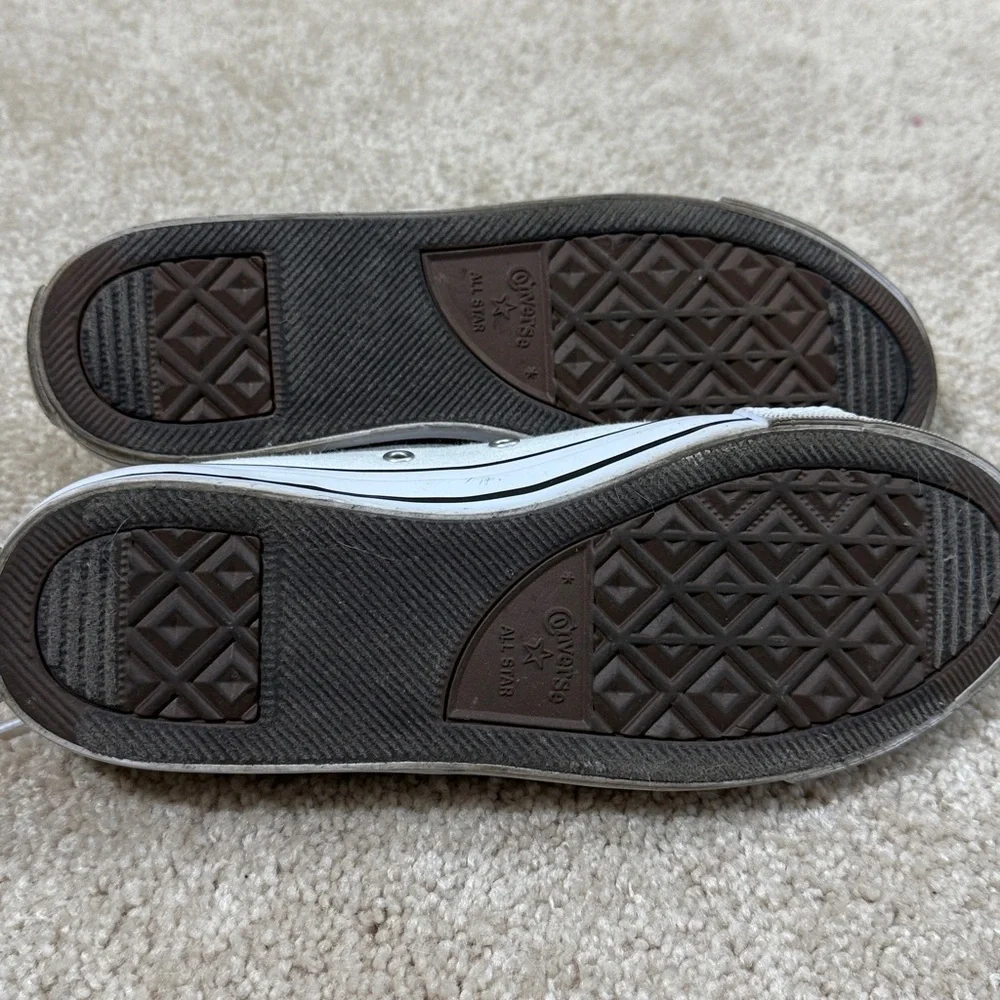 Converse All Star White Canvas Slip-On Shoes - Picture 5 of 7